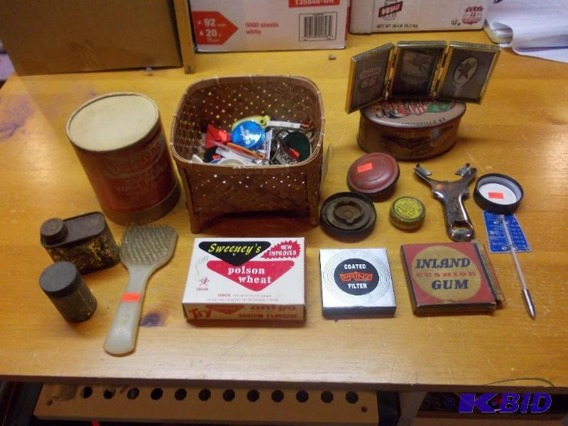 Old Gas Caps, Key Fobs, Old Containers, 1-Tob...