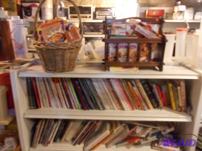 Magazine Rack Full, Basket Full &amp 2-Shelv...
