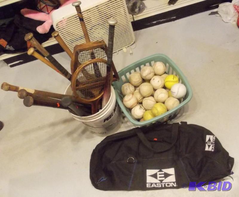 Wood Bats, Racquets, Soft Balls, Bat Bag...