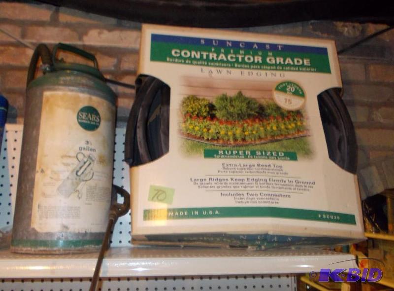 Old Galvanized Sears 3-12 Gallon Sprayer, Co...