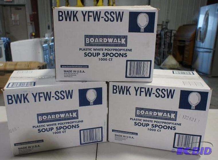 Boardwalk &nbspSoup Spoons - Plastic  White...