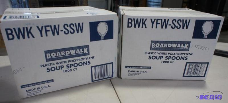 Boardwalk Soup Spoons - Plastic  White - (2)...
