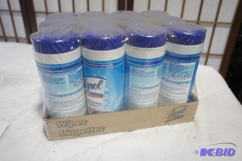 Lysol Bathroom wipes - (1) Case in this lot (...