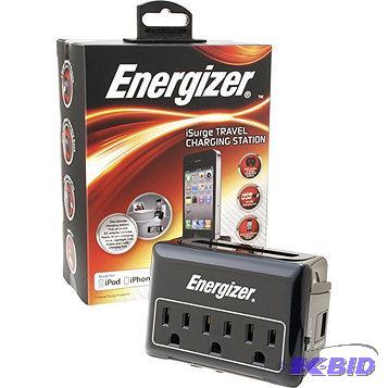 lot 15 image: Energizer iSurge Travel Charging Station MSRP...