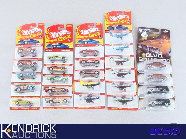 25 New Hot Wheel Classics, and Blvd. Bruisers