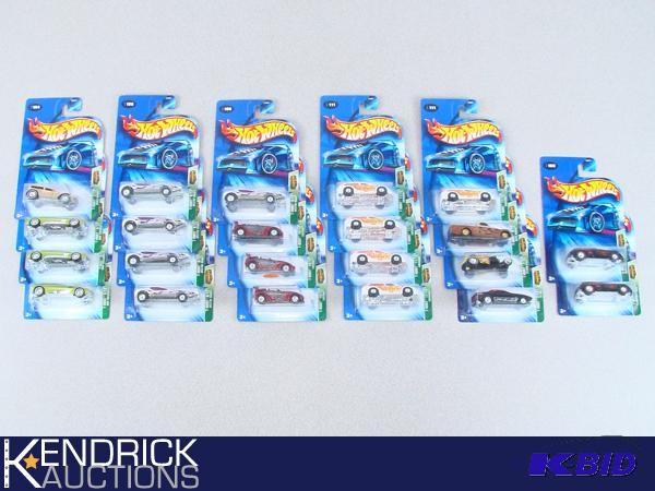 22 Vintage MINT ON CARD 2004 Hot Wheels Treasure Hunt Cars