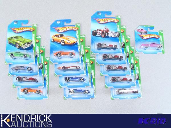 14 Vintage MINT ON CARD 2010 Hot Wheels Treasure Hunt Cars