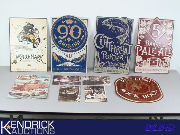 10 Metal Beer Advertising Signs