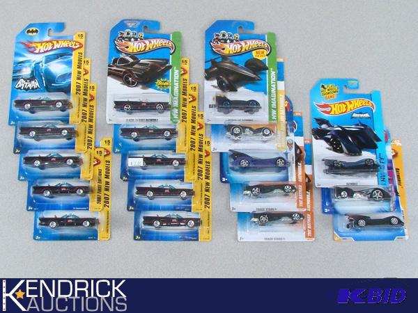 18 Vintage MINT ON CARD Hot Wheels Batmobiles