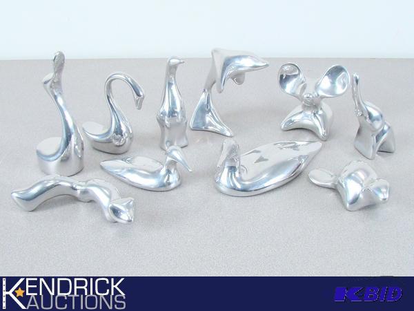10 Signed and Numbered Hoselton Aluminum Sculptures