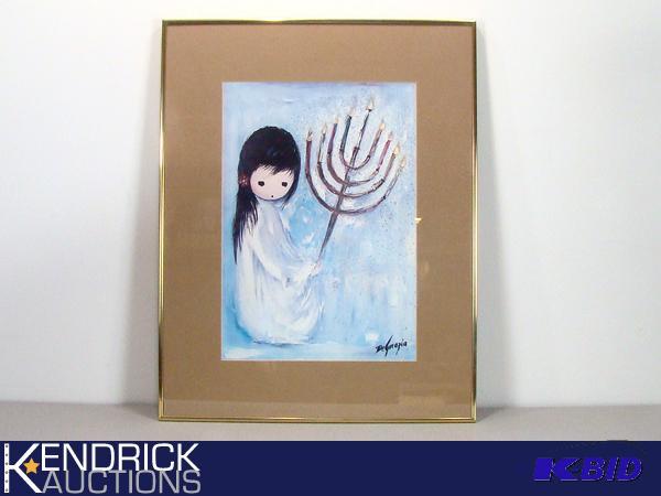 Framed DeGrazia Lithograph Festival of Lights