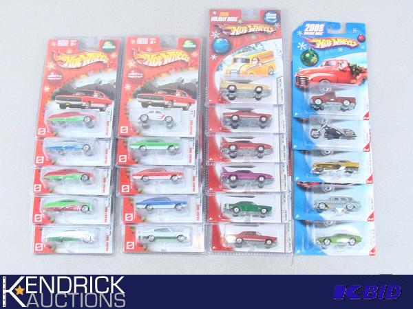 21 Vintage MINT ON CARD Hot Wheels  Holiday Rods, and Limited Edition Holiday Rods