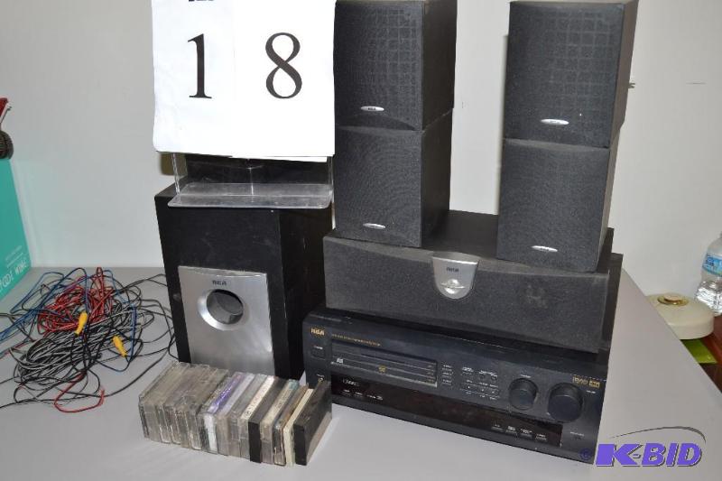 lot 18 image: RCA DVD changerreceiver