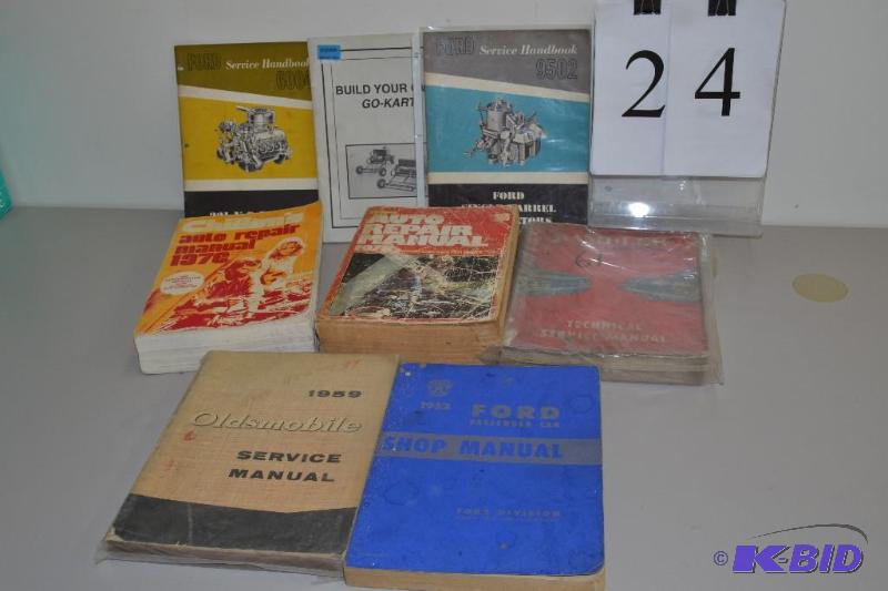 lot 24 image: Chilton Auto repair manuals, Oldsmobile, Rambler & Ford