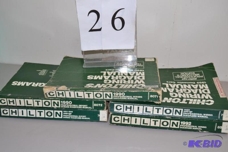 lot 26 image: Chilton auto wiring diagrams