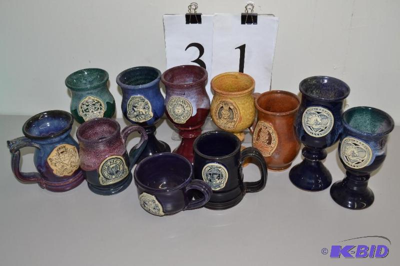 lot 31 image: Renaissance Festival mugs