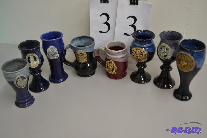 lot 33 image: Renaissance Festival mugs