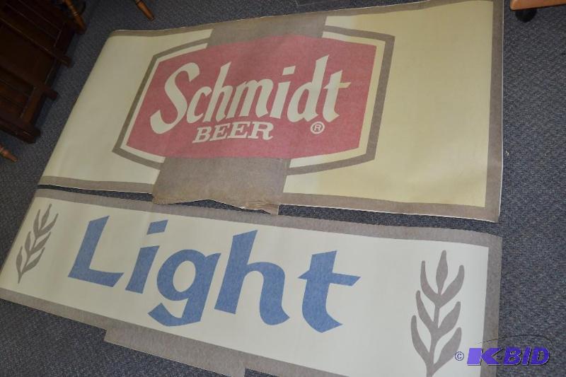 lot 34 image: Schmidt Beer truck decal