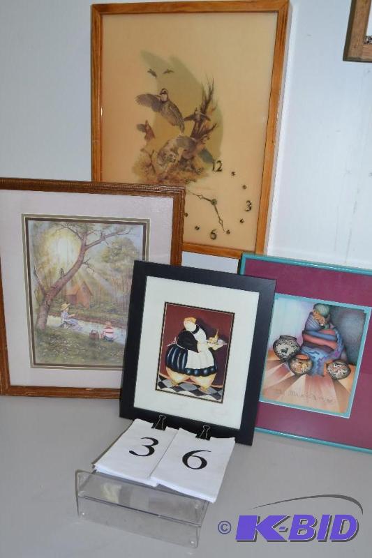 lot 36 image: Framed pictures
