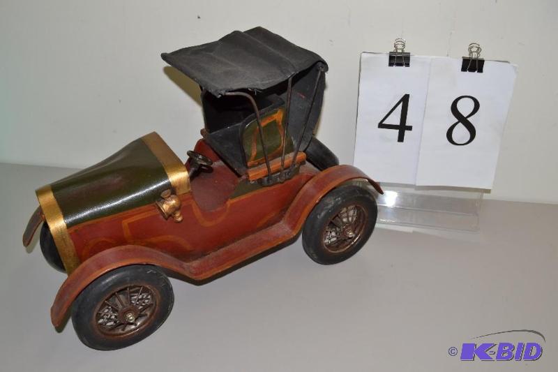 lot 48 image: Wood and metal model car