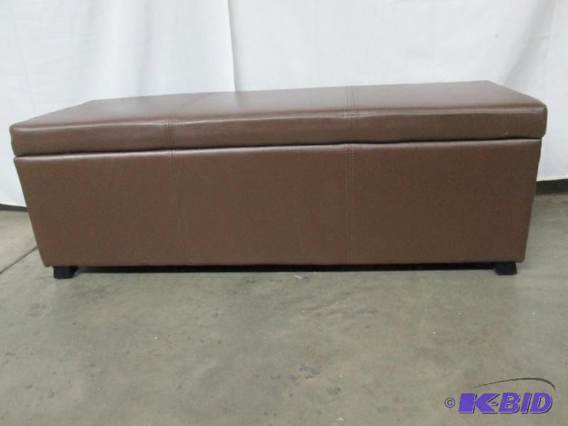 Alcove Bench Storage Ottoman