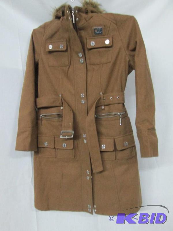 Rocawear Misses Wool Military Coat