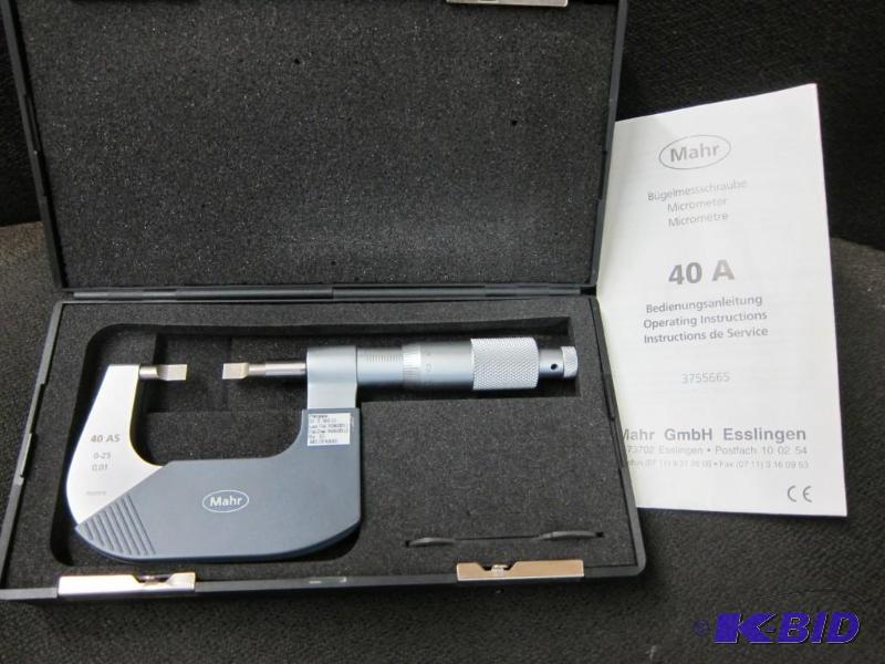 Metric Blade Micrometer 0-25mm