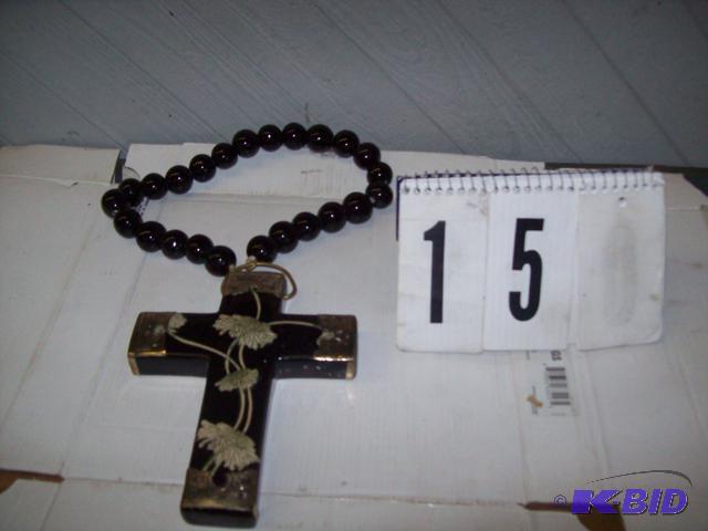 Black And Gold Hanging Cross...