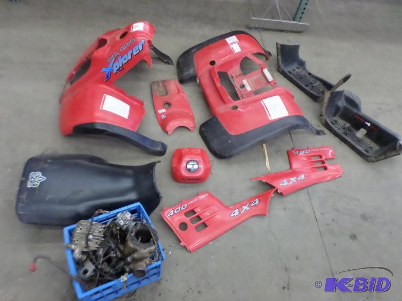 Lot Of Polaris Xplorer 400 ATV Parts &amp Mo...