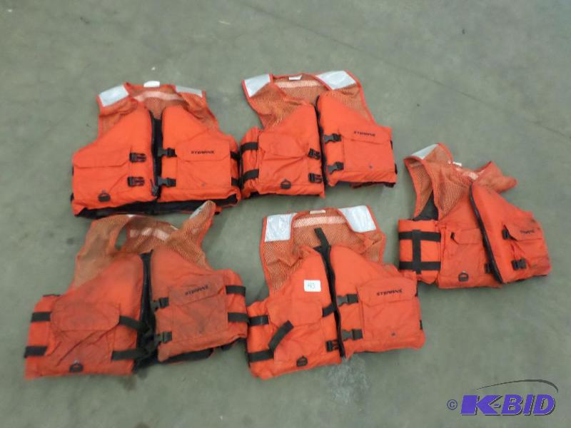 Adult Size XL High-Visibility Life Vests...