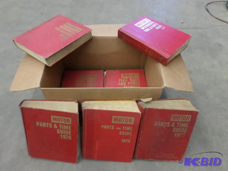 Box Full Of Misc Automtive RepairService Man...
