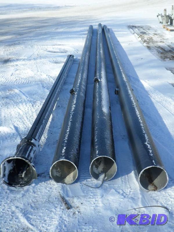 Aluminum Light Poles (3) 30ft &amp (1) 15ft...