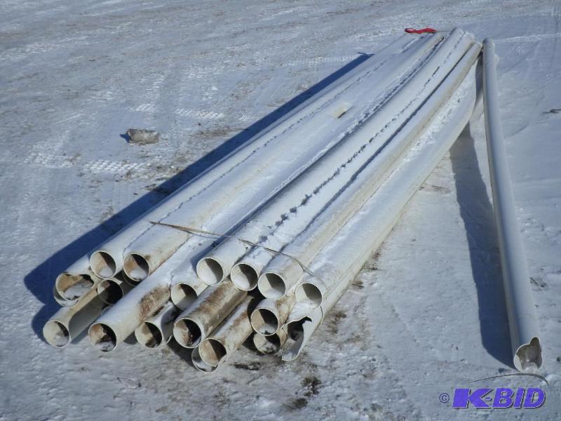 Bundle Of 4&quot PVC Tubing, 20ft Lengths...