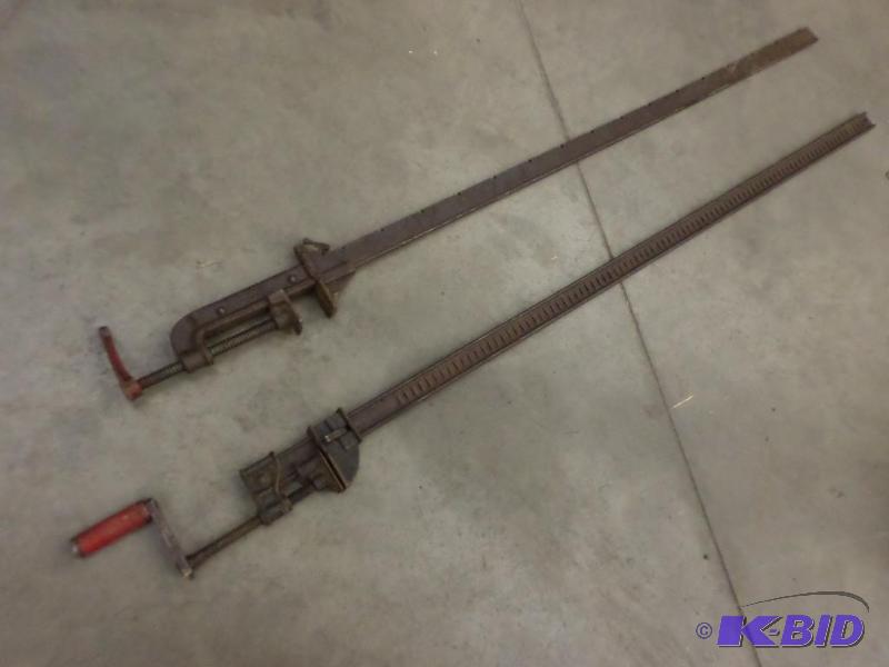(2) 48&quot Steel Clamps...