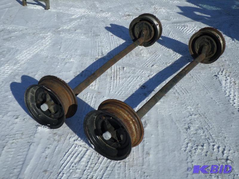 (2) 3500# Trailer Axles With Electric Brakes...