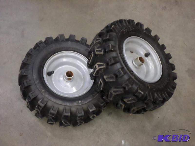 (2) Like New 13x5.00x6 Snowblower Wheels &amp...