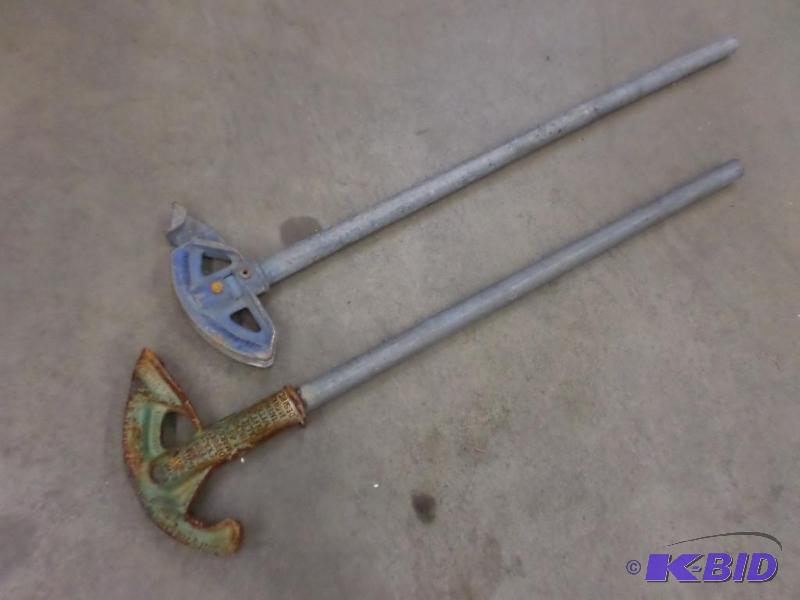 (2) Small ConduitPipe Bender Tools...