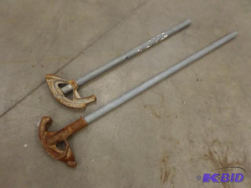 (2) Small ConduitPipe Bender Tools...
