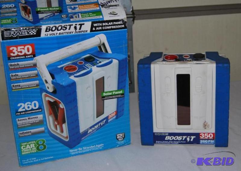 E-Ralley Boost-It Jump Starter w Air Compres...