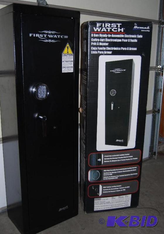Homak First Watch RTA Electronic 8 Gun Safe, ...