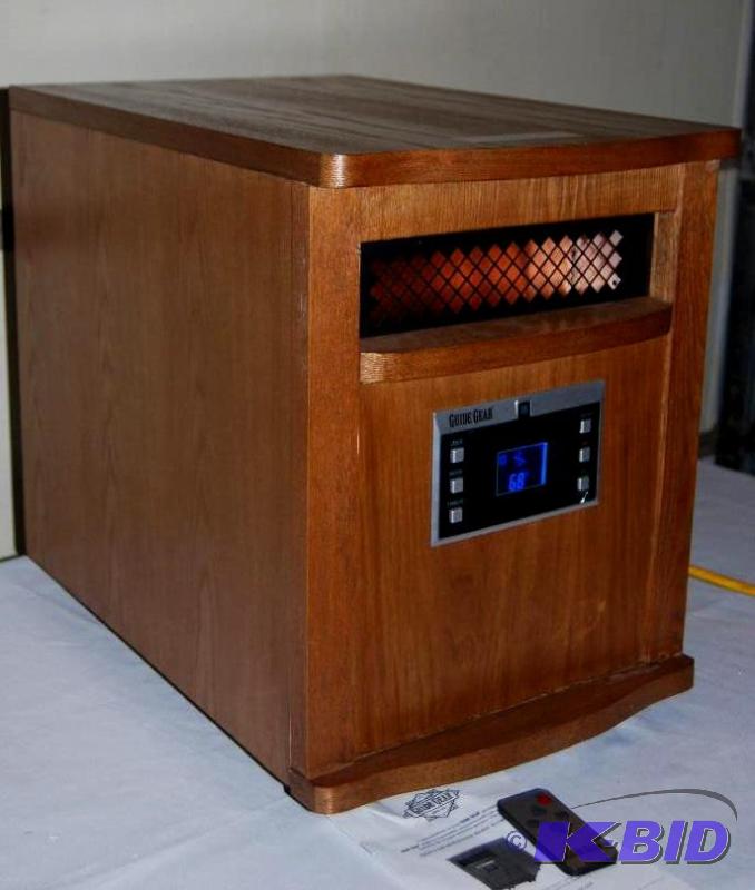 1500W Infrared Heater, all wood cabinet, 6 in...