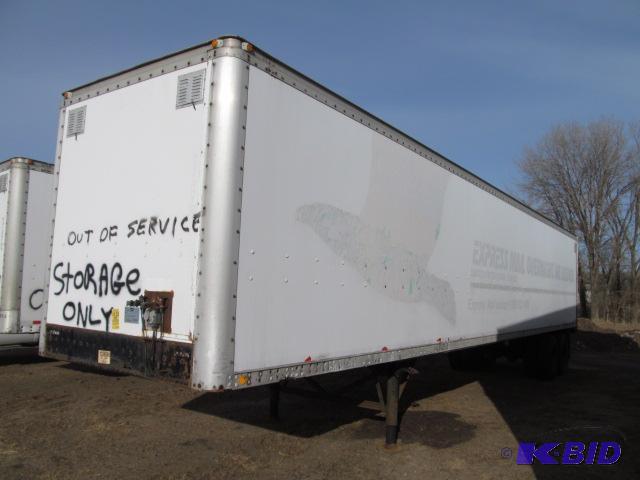 lot 9 image: Year 1993 Make Wabash National Model FRP-9...