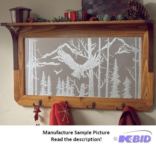 lot 115 image: Wildlife Reflections Mirror Rack - Eagle - St...
