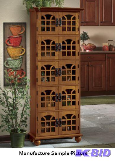 lot 127 image: Arched Mission 10 Door Cabinet -&nbspEach of...