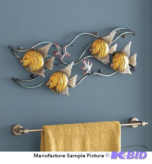 lot 135 image: Metal Fish Art -&nbspBring a splash of Carib...