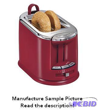 lot 145 image: Hamilton Beach Ensemble Smart Toaster - Red -...