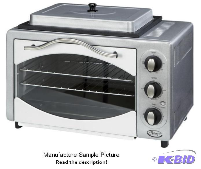 lot 156 image: Ginnys Brand 10 in 1 Everything Oven - Silve...