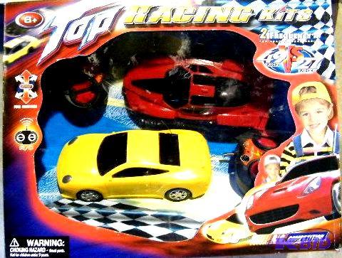 lot 16 image: Top Racing Kit - Remote Control Car Set - Two...
