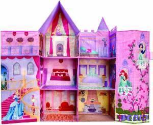 lot 172 image: Disney Princess Fold Out Doll House - 3D - Yo...
