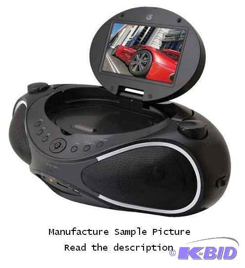 lot 19 image: GPX Portable Movie and Music System - Model B...